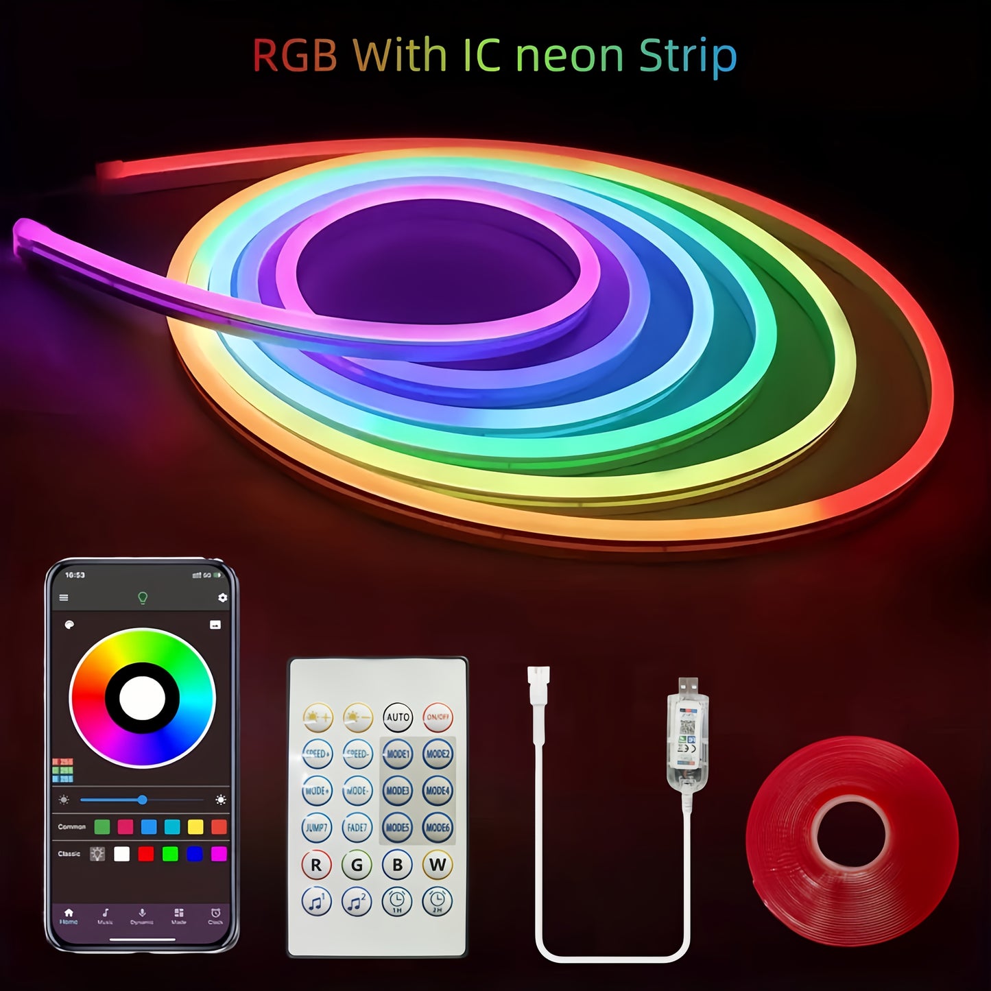 Led neon traka 10m